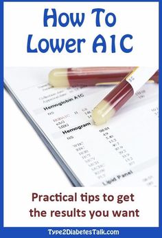 Reduce A1c, Simple Graphic, Food List, You Get It