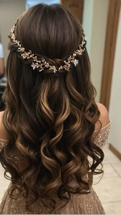 Fancy Party Hairstyles, Formal Hairstyles For Long Hair, Engagement Hairstyles, Quince Hairstyles, Long Hair Wedding Styles, Prom Hairstyles For Long Hair, Hair Guide, Blonde Model, Hairstyle Look