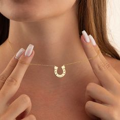 "Personalized Horseshoe Necklace, Lucky Necklace, Gold Horseshoe Necklace, Animal Paw Necklace, Christmas Gift for Women, Gift for Her S H O W ∙ Y O U R ∙ S T Y L E 𝒰 𝒩 𝐼 𝒬 𝒰 𝐸 ♥️ Customize your jewelry only for yourself and create your design. Wear it either for everyday use or for special occasions. 𝒫 𝐸 𝑅 𝐹 𝐸 𝒞 𝒯 ∙ 𝒢 𝐼 𝐹 𝒯 ♥️ Make your friends or family happy with this exclusive gift. 𝑀 𝐼 𝒩 𝐼 𝑀 𝒜 𝐿 𝐼 𝒮 𝒯 ∙ 𝒟 𝐸 𝒮 𝐼 𝒢 𝒩 ♥️ Wear this jewelry with joy and show your Horseshoe Necklace Gold, Paw Necklace, Lucky Necklace, Horseshoe Necklace, Christmas Gift For Women, Exclusive Gift, Name Necklaces, Christmas Gifts For Women, Chain Ring