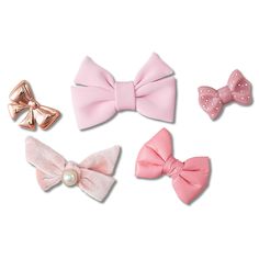 Crocs-Charming Bow Jibbitz Set - 5 Pack The Charming Bow jibbitz set from Crocs adds feminine appeal to your favorite sandals or clogs. Five different designs keep your pair looking fresh. Crocs With Jibbitz, Pink Crocs, Crocs Jibbitz, Lisa S, Day List, Croc Charms, Christmas Wish, Christmas Wish List, Dream Board