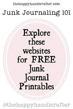 the happy handicrafater junk journal link is here to help you get more information