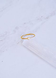 Mini Heart Stacking Ring – Ten Wilde Minimalist Heart Ring With Open Heart Charm, Minimalist Open Heart Promise Ring, Minimalist Open Heart Ring With Heart Charm, Dainty Heart Ring With Heart Charm, Dainty Heart Midi Promise Rings, Dainty Open Heart Ring With Heart Charm, Heart Shaped Beaded Heart Ring, Minimalist Double Heart Ring Gift, Minimalist Double Heart Ring For Gift