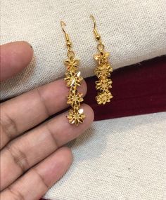 Christmas Gift, Holiday Gift,  Hanging Earrings, 24 k gold filled dangle drop earrings, Drop Earrings Get this beautiful piece for that final touch to your beauty look. Trendy design suitable for all occasions, wedding, party wear, Anniversary, birthdays. Lovely long Tassel Earrings are handcrafted in 24k gold filled. Material: 21k gold plated Size 2.94inches approx Lead and Nickle free Hypoallergenic Luxury Yellow Gold Danglers For Diwali, Handmade Gold Earrings For Christmas, Handmade Gold Christmas Earrings, Gold Dangle Earrings For Christmas, Gold Drop Earrings For Christmas, Gold Dangle Jewelry For Christmas, Gold Round Earrings For Christmas, Festive Dangle Earrings For New Year, Festive New Year Dangle Earrings