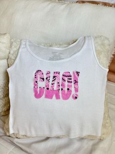 Custom tank top with Ciao! bandana patchwork Y2k Cotton Racerback Tank Top, Y2k Style Cotton Racerback Tank Top, Cute Pink Vest Top, Cute Sleeveless Streetwear Tops, Cute Cotton Racerback Tank Top, Fun Pink Sleeveless Tank Top, Cute Stretch Cotton Tank Top, Fitted Pink Tank Top For Streetwear, Streetwear Cotton Tops With Bandana Print