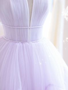 A-line Tulle Evening Dress For Homecoming, A-line Tulle Bridesmaid Ball Gown, A-line Tulle Gown, Tulle Ball Gown With Illusion Neckline For Prom, A-line Tulle Ball Gown For Prom Season, A-line Tulle Gown For Prom, Lavender Ball Gown, Gown Purple, Purple Tulle