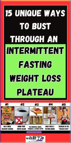 Discover how to easily BUST THROUGH an Intermittent Fasting Plateau and Start Losing Weight Again with 15 Simple Action Hacks (  Free PDF) Action Hacks, Intermittent Fasting Tips, Fasting Schedule, Intermittent Fasting Results, The Obesity Code, Get Back On Track, Start Losing Weight, Reach Your Goals