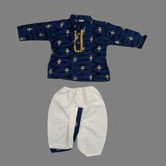 This traditional Royal Blue Rayon Kurta and Cotton Dhoti  Dress will surely add charm to your cute boy. SALES PACKAGE- 1 Kurta, 1 Dhoti FABRIC-   Rayon - Soft Cloth for baby.  OTHER DETAILS-  It has a soft elastic belt for convenient fitting on the waist.                                    Delivery time ranges between 8 - 18 working days, we provide a Express Shipping Also 3-5 working days with Extra charge, You may choose in shipping Option Safety Information:               - Warning: Please re Dhoti Dress, School Performance, Rajasthani Dress, Dress Traditional, Kurta Dress, Elastic Belt, Kurta Pajama, Boys Fashion, Clothing Sets