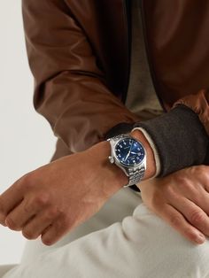 Iwc Big Pilot 43, Party Outfits For Men, Iwc Big Pilot, Bulova Accutron, Aviation World, Iwc Watches