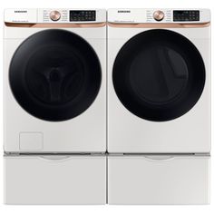 two front load washers side by side