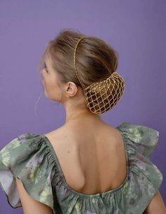 14k Gold plated inperial snood Medieval Weirdcore, Historical Hairstyles, Hair Snood, High Fashion Hair, Hair Net, Sketch Inspiration, Seashell Crafts, Full Look, Cut My Hair