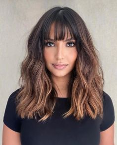 Sombre Hair, Hair Pics, Blonde Balayage Highlights, Ombre Highlights, Hot Hair Styles, One Hair, Easy Hairstyles For Long Hair, Medium Hair Cuts, Medium Length Hair Cuts