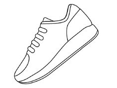 Running Shoe template Shoe Template, Running Shoe, Tennis Shoes, Coloring Page, Running Shoes, Coloring Pages, Tennis, Running, Embroidery