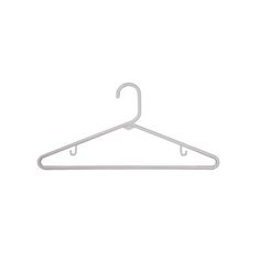 a white hanger on a white background