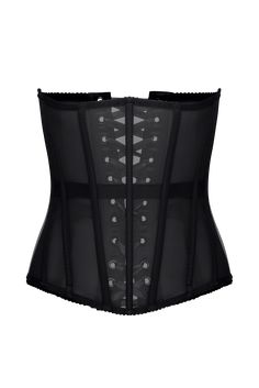 Black Mesh Underbust Corset Belt Plus Size Waist Training, Underbust Corset Belt, Black Mesh Corset, Modern Corset, Belt Plus Size, Wedding Corset, Corset Outfit, Mesh Corset, Corset Fashion