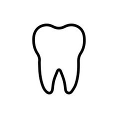 Tooth Outline, Free Healthcare, Teeth Illustration, Dentist Art, Tooth Icon, Tooth Tattoo, Teeth Logo, Teeth Drawing, Teeth Art