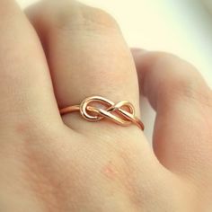 This Infinity Knot Ring is a dainty ring that shows your forever love, friendship, and appreciation for a special someone whether it be a wife, girlfriend, daughter, sister, or best friend. 14K Gold Filled Infinity Knot Ring Band just over 1mm thick This ring is also available in Rose Gold-filled and Sterling Silver.