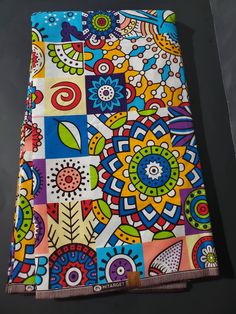 DESCRIPTION Multicolor African Ankara Fabric. This is high quality African print is 100% cotton and it's 45 inches wide. It is used for making African Clothing, African quilts, & For Home decoration. FYI: Print is Double sided. The listing is for Per yard, 6yards and Headwrap For Each piece of fabric measures: 34-36in by 45in for 1yard 105-108in by 45in for 3yards 210-216in by 45in for 6yards 70in by 22in for Head wrap If you purchase more than one yard, you will receive one continuous piece. *If you require more than what I have listed, feel free to send me email. CARE INSTRUCTIONS:•DO NOT BLEACH•Hand wash with cold water and mild soap or Dry clean•Press with warm iron on the wrong side only. Color may be different due to your monitor Colorful Ankara Fabric With Multicolor Pattern, Multicolor Ankara Fabric With Colorful Pattern, Multicolor Floral Print Cotton Fabric, Bohemian Multicolor Cotton Patterns, Colorful Multicolor Ankara Fabric With Pattern, Multicolor Cotton Fabric With Vibrant Print, Cotton Fabric With Vibrant Multicolor Print, Vibrant Print Patterned Cotton Fabric, Bohemian Multicolor Printed Digital Prints