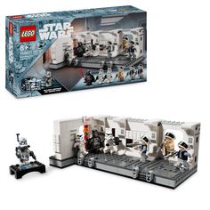 PRICES MAY VARY. LEGO Star Wars Tantive IV Building and Play Set for Kids: Recreate the legendary enturing of the Tantive IV from Star Wars: A New Hope and let Darth Vader and his Stormtroopers fight a duel with the Rebels 7 LEGO Star Wars minifigures: Darth Vader, 2 stormtroopers, 2 rebels and Captain Antilles as well as the special ARC Trooper Fives mini figure with stand to celebrate the 25th LEGO Star Wars anniversary Fantasy building set with cool functions: use the levers to open the door Tantive Iv, Brick Lego, Star Wars Minifigures, Star Wars A New Hope, Building Toys For Kids, Construction Lego, Lego Boards, Bday List, Dark Vador