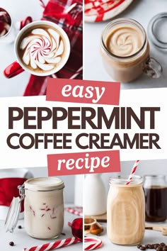 Homemade Peppermint Coffee Creamer: A No-Fail Recipe Peppermint Mocha Coffee Creamer Recipe, Homemade Peppermint Coffee Creamer, Healthy Peppermint Mocha Creamer, Recipes For Coffee Creamers, Protein Creamer For Coffee, Homemade Creamers For Coffee, Peppermint Creamer Recipe, Coffee Creamer Sweetened Condensed Milk, Homemade Peppermint Creamer