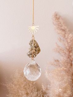 As Above, So Below-Grounding Suncatcher Manifesting Crystals, Instagram Sales, Crystal Wind Chimes, Witch Diy, Pyrite Crystal, Pastel Palette, Crystal Suncatchers, Jewelry Repair, Create Space