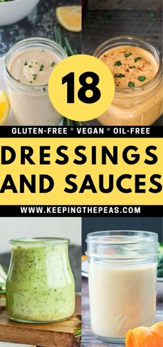 Oil Free Salad, Gluten Free Salad Dressing, Best Vegan Salads, Vegan Salad Dressing Recipes, Gluten Free Salad, Oil Free Salad Dressing, Vegan Dressings, Vegan Salad Dressing, Oil Free Vegan Recipes