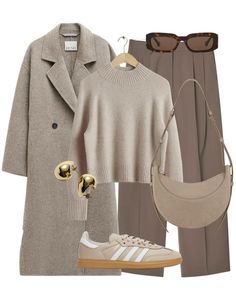 Classic Chic Outfits, Winter Fashion Outfits Casual, Beige Outfit, Soft Autumn, Stylish Work Outfits, Simple Trendy Outfits, Neutral Fashion, Work Outfits Women, Autumn Outfit