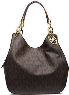 Michael Michael Kors Michael Michael Kors Fulton Signature Large Shoulder Tote Zapatillas Louis Vuitton, Large Shoulder Bags, Dress Shoes Womens, Purses Michael Kors