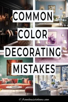 the words common color decorating makes