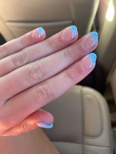 One Nail Different Color, Back To School Nails Short, School Nail Designs, Nails For School, Pink Tip Nails, Elegant Touch Nails