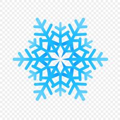 a blue snowflake on a white background with no background, hd png