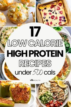 low calorie high protein recipes that are under 30 calories, including broccoli and cheese