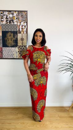 This lovely padded cup body fit dress is a perfect outfit for lovers of African fashion and classy ladies. it is made with 100% African wax cotton print. The material is durable and easy to maintain.  The maxi dress is available in different sizes, it has a back zipper, a tie rope to give a perfect fit and is properly lined. And can come with the side draping or without. Dress type/Occasion  - Formal/Party  Please check size chart before ordering or send your detailed measurements and please do Red Ankara Fabric Short Sleeve Dress, Fitted Ankara Fabric Maxi Dress With Short Sleeves, Red Ankara Fabric Party Dress, Red Ankara Party Dress, Elegant Fitted Ankara Midi Dress, Elegant Fitted Dresses In Ankara Fabric, Elegant Fitted Ankara Dresses, Fitted Sleeveless Maxi Dress In Ankara Fabric, Fitted Printed Midi Dress