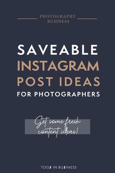 the saveable instagram post for photographers