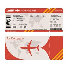 two airline boarding cards with an airplane on the front and back side royalty - free stock photo