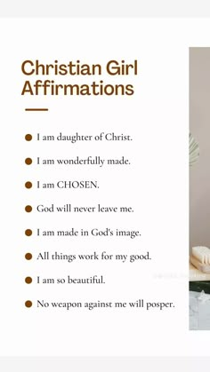 Word For The Day Bible, Reminders For 2024, Godly Woman Traits, I Am Made In The Image Of God, Self Affirmations Quotes Aesthetic, God Study Motivation, Things To Pray About List, Girly Scripture Wallpaper, Scriptures To Start Your Day