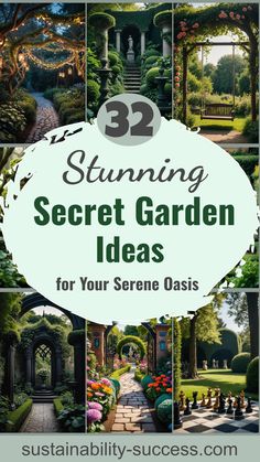 32 Secret Garden Ideas To Create Your Peaceful Retreat Real Fairy Garden, Secret Forest Garden, Enchanting Garden Ideas, Full Garden Ideas, Small Secret Garden Ideas Backyards, Secret Gardens Backyard, Garden Folly Ideas, Garden Sanctuary Ideas, Country Gardens Ideas