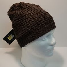 Preston & York Nwt Brown Beanie Cap Taboggin Knit Hat Warm Winter Head Cover One Size Fits Most Brown Knit Winter Hat, Casual Brown Hats For Cold Weather, Fitted Brown Beanie For Winter, Fitted Brown Hats For Cold Weather, Fitted Brown Hat For Cold Weather, Casual Brown Crochet Hat For Outdoor, Casual Fitted Hats For Cold Weather, Casual Cold Weather Bonnet, Brown Knit Hat, One Size Fits All