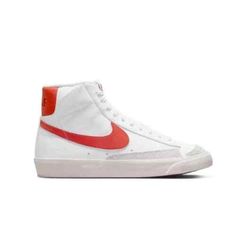 Find ideas๏ฟฝand inspiration for Nike Blazer Mid '77 Sneaker White/Mantra Orange/Sail/Cinnabar Size 6 DZ4408-100, Women's shoes Nike Blazer Mid 77 Women, Nike Blazer 77, Blazer Shoes, Retro Branding, Blazer 77, Nike Blazers, Pro Club, Nike Blazer Mid 77, Nike Blazer Mid