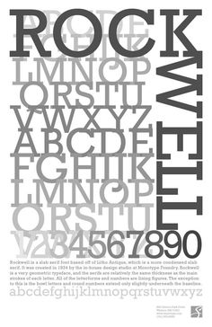 a poster with the letters and numbers in black and white, all on one side