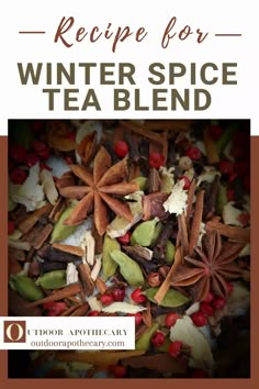 the recipe for winter spice tea blend