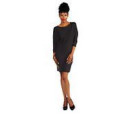 Isaac Mizrahi Live! 2-Ply Cashmere Dolman Sleeve Dress - A225546 Dolman Sleeve Dress, Bodycon Fashion, Dolman Sleeve, Sleeve Dress, Dresses For Work