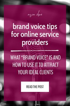 Brand voice is an important part of overall brand strategy development, but in order to figure out your unique brand voice, first you have to know four crucial things. This actionable blog post will help you understand how to use brand voice and tone in your content marketing so you can attract new clients and focus on business growth. Read the post now to get your branding strategy tips!