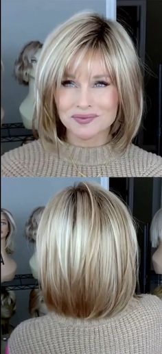 Layers Medium, Medium Bob, Bob Hairstyles For Fine Hair, Layered Haircut, Beauty Parlor, Haircuts For Fine Hair, Hair Tutorials, Short Hair With Layers