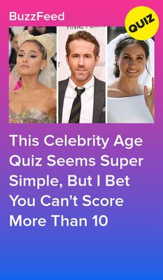 This Celebrity Age Quiz Seems Super Simple, But I Bet You Can't Score More Than 10 #quiz #quizzes #buzzfeed  #triviaquestionsandanswers #quizzesbuzzfeed #bestfriendquiz #bffquiz Am I Pretty Quiz, Guess The Lyrics, Celebrity Event, Vip Dress, Celebrity Quiz, Test Quiz