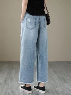 Description Product ID: BT2041215 Material: Denim,Polyester Pattern: Embroidery Season: Spring, Summer,Fall Style: Casual, Simple, Fashion Occasion: Daily, Vacation, Street, Outdoor Activities,Dating Package included: 1 * Jeans Size Chart (Asian Size): Please allow 1-3 cm measured error. Tag Size Length Waist Hip cm | inch cm | inch cm | inch M 86cm | 33.8'' 62-82cm | 24.4''-32.2'' 106cm | 41.7'' L 86.5cm | 34.0'' 66-86cm | 25.9''-33.8'' 112cm | 44.0'' XL 87cm | 34.2'' 70-90cm | 27.5''-35.4'' 118cm | 46.4''