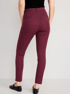 High-Waisted Pixie Skinny Ankle Pants for Women | Old Navy Ankle Pants, Petite Size, Belly Button, Old Navy, Pants For Women, High Waisted, For Women, Pants, How To Wear