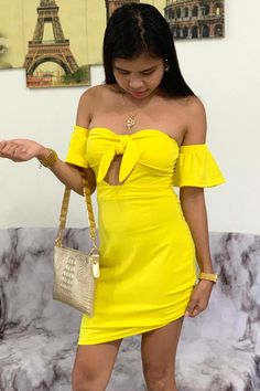 $36.90 - Stunning Yellow Tube Top Short Party Dress. This beautiful tight short mini dress is perfect for evening party, night out, club and clubwear  #tightdress #nightout  #minidress #fashiondiaries #dressaddict #nightclub  #styleinspiration #feminine #beautydresses  #elegante #classy #formal #formaldresses #evening #eveningdresses #yellowdress  #chinese Flirty Summer Cocktail Bodycon Dress, Flirty Strapless Dress For Spring Clubbing, Flirty Strapless Dress For Club In Spring, Summer Strapless Bodycon Mini Dress, Trendy Strapless Bodycon Dress, Summer Bodycon Off Shoulder Mini Dress, Chic Off Shoulder Summer Dress For Night Out, Chic Summer Off Shoulder Dress For Night Out, Summer Off-shoulder Club Dress