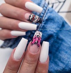 Amazing Nails, Cute Gel Nails, Xmas Nails, Easy Nail Art, Simple Nails, Fun Nails, Art Designs, Summer Nails, Nail Art Designs