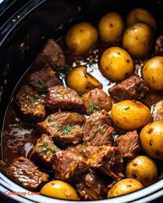 This is my fave dish ever and I finally found a version for the slow cooker Butter Beef, Stew Meat Recipes, Beef And Potatoes, Crockpot Recipes Beef, Beef Stew Meat, Stew Meat