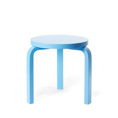 Artek Stool 60 Medium Bright Blue Cardboard Recycling, Heath Ceramics, Registry Items, Pottery Shop, Alvar Aalto, Architectural Inspiration, Recycling Bins, Table Storage, Sofas And Chairs